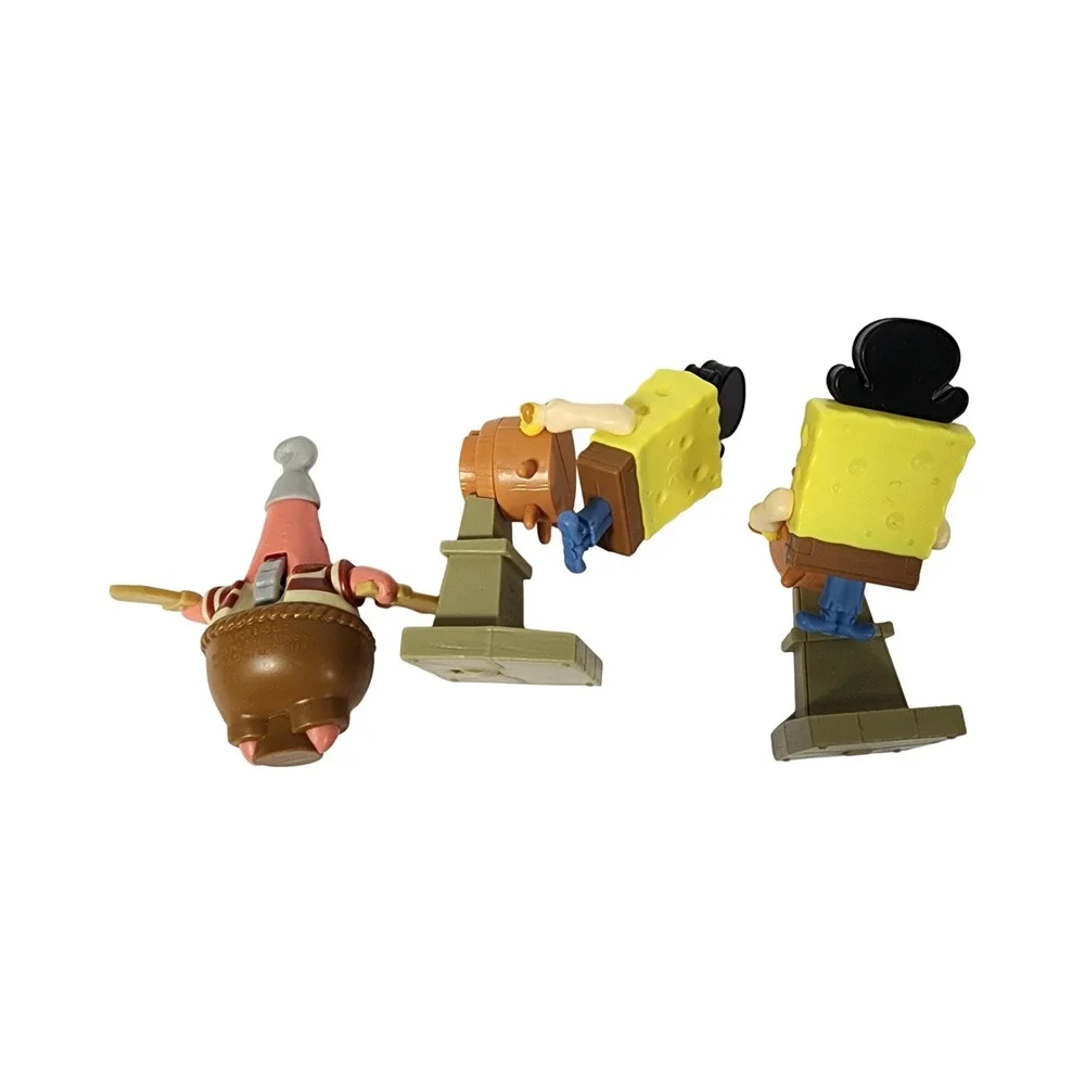 Nickelodeon SpongeBob‎ SquarePants Pirate Figure Set Patrick Star 3pc Toy Lot